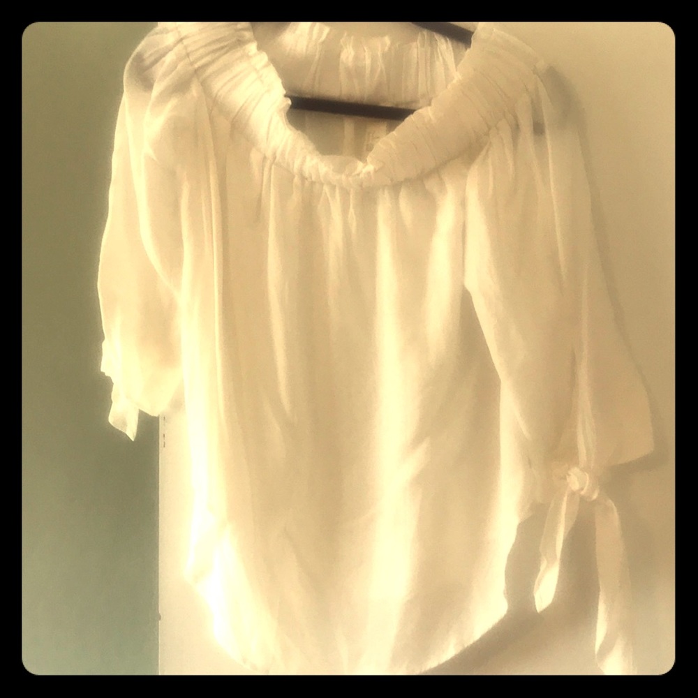 H&M white blouse